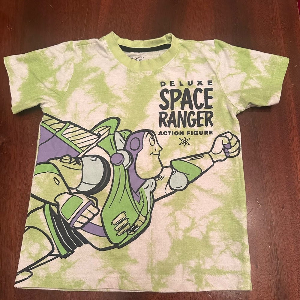 Disney Green and White Space Ranger Tee